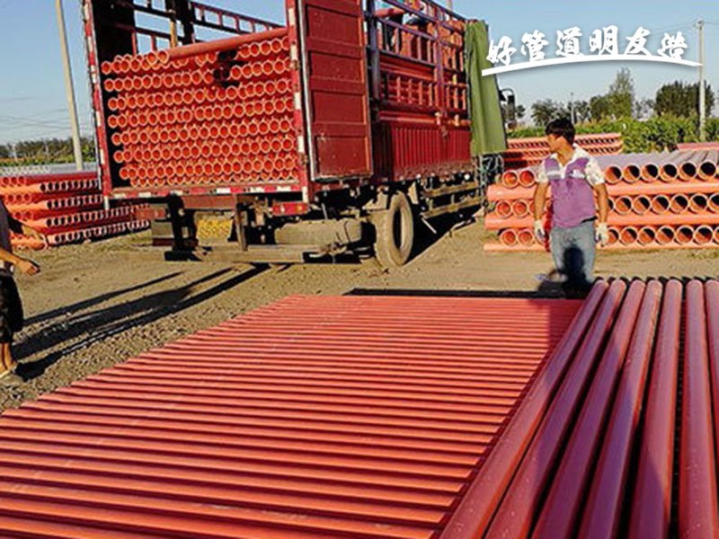 HDPE雙壁波紋管-濱州市電力局工程